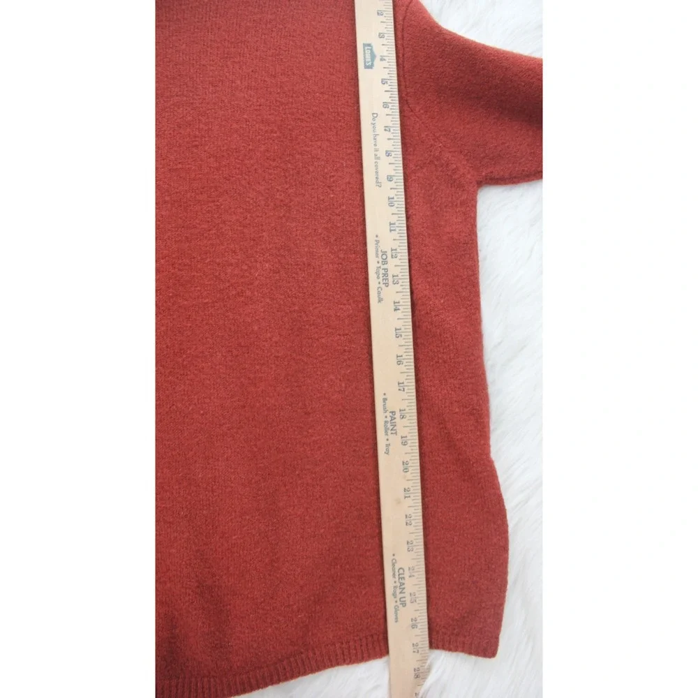 Vintage Limited Wool Orange Crewneck Pullover Sweater M Heritage Grandpacore
